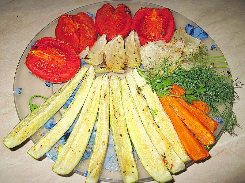 Овощи, запеченные в духовке - здоровая еда без труда