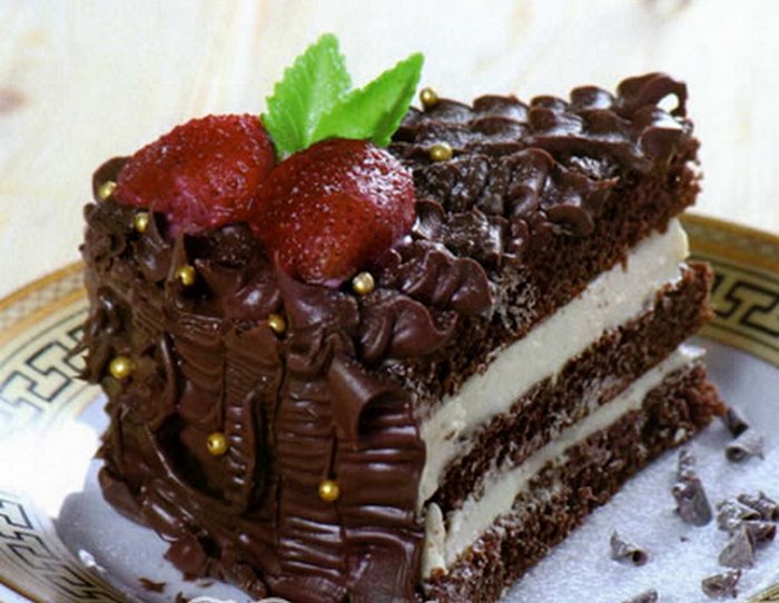 Шоколадный постный пирог